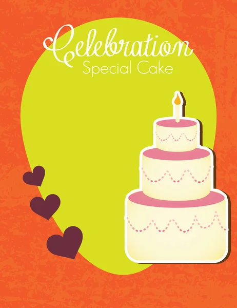 Taart & Cupcakes pictogrammen — Stockvector