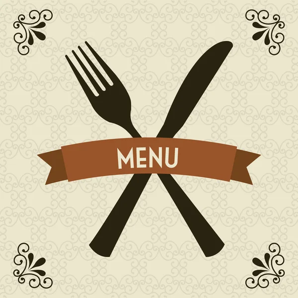 Menú restaurante — Vector de stock