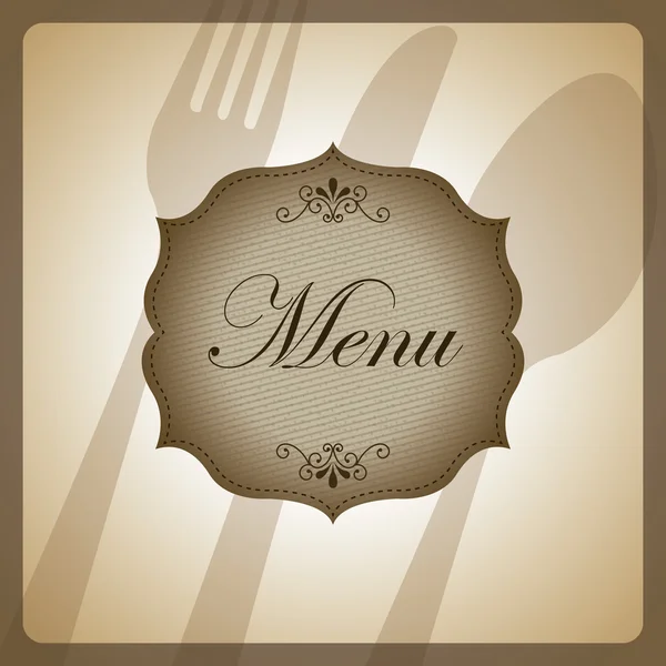 Restaurant menu — Stockvector