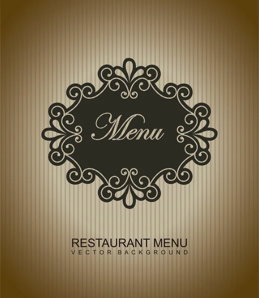 Menú restaurante — Vector de stock