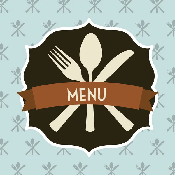 Menú restaurante — Vector de stock