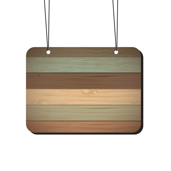 Wooden board — Stock Vector