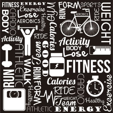 fitness vector clipart