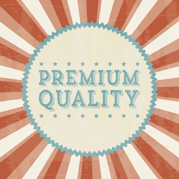 Premium quality — Stock Vector