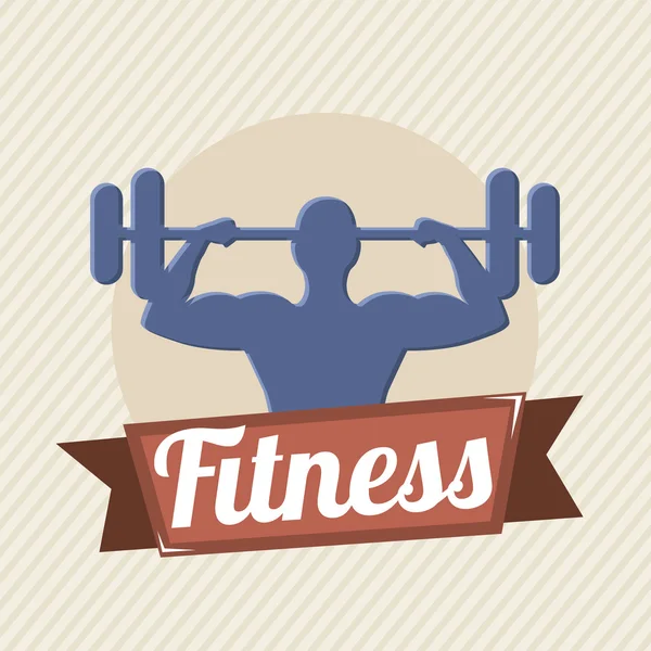 Fitness vector — Stock Vector