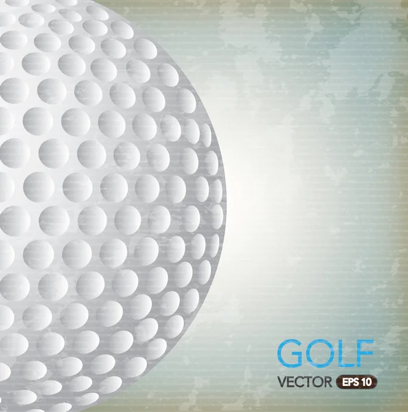 Golf piłka — Wektor stockowy