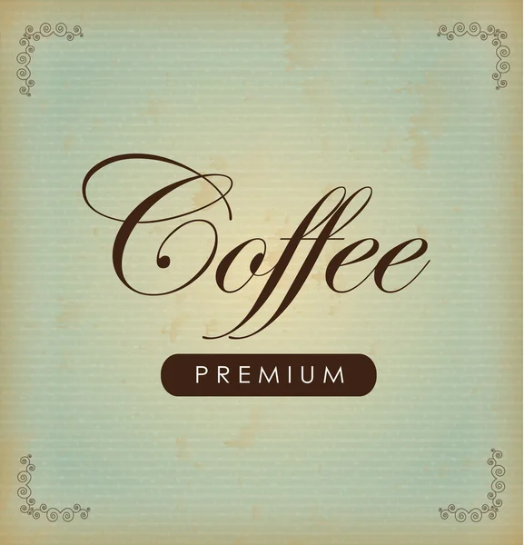 Coffee premium — Stock Vector