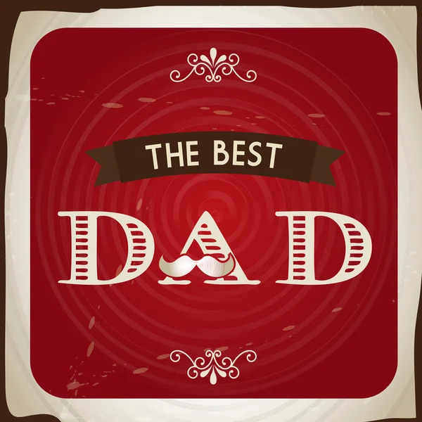 Der beste Papa — Stockvektor