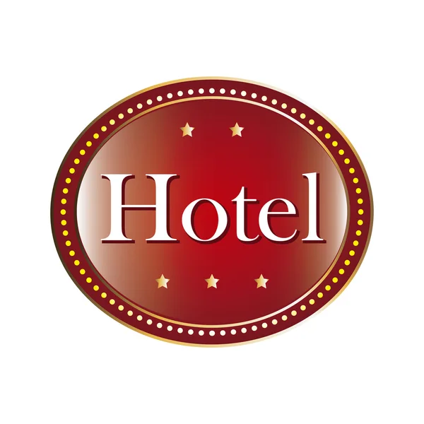 Hotel sign — Stock Vector