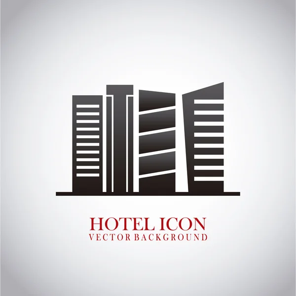 Icono del hotel — Archivo Imágenes Vectoriales