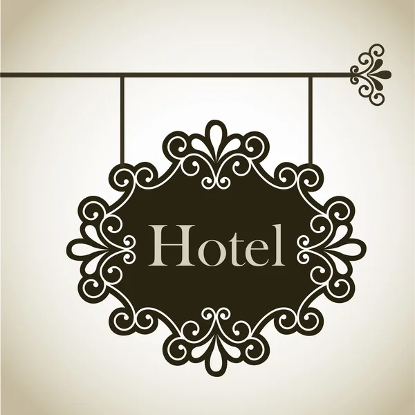 Marco del hotel — Archivo Imágenes Vectoriales