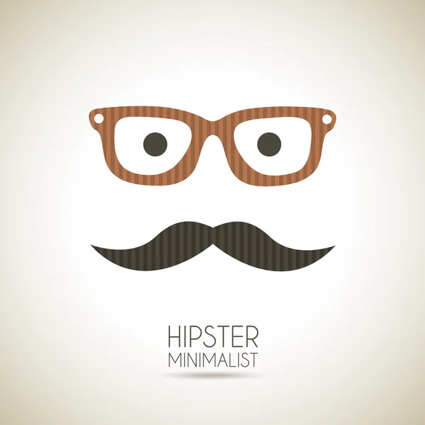 Hipster minimalistyczny — Wektor stockowy