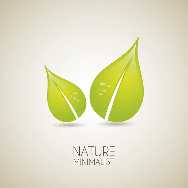 Natura minimalista — Vettoriale Stock