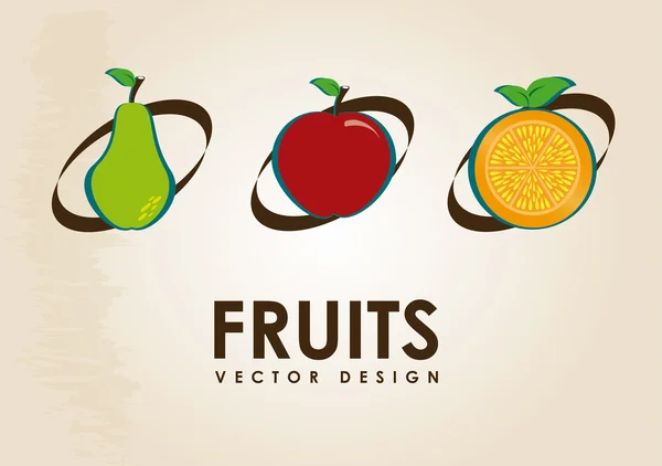 Fruit ontwerp — Stockvector