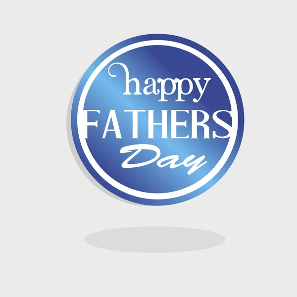 Happy fathers day logo — Stock Vector