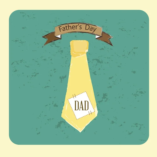 Tie icon fathers day — Stock Vector