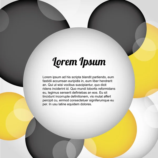 Ballons d'infographie — Image vectorielle