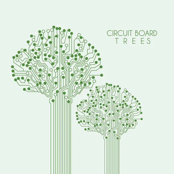 Circuit tree — Stock Vector