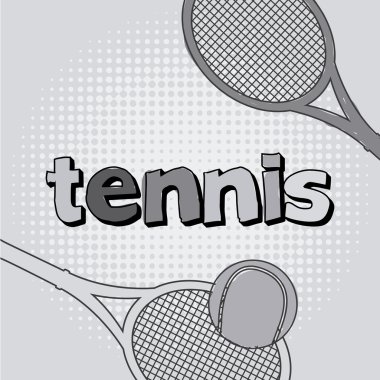tennis cartoon clipart