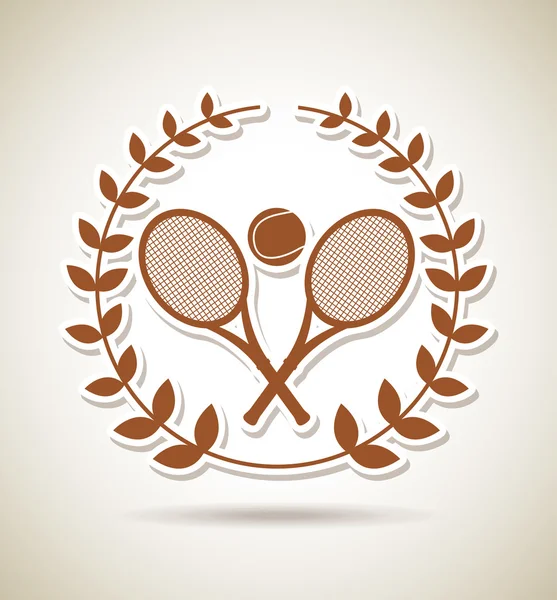 テニス選手権大会 — ストックベクタ