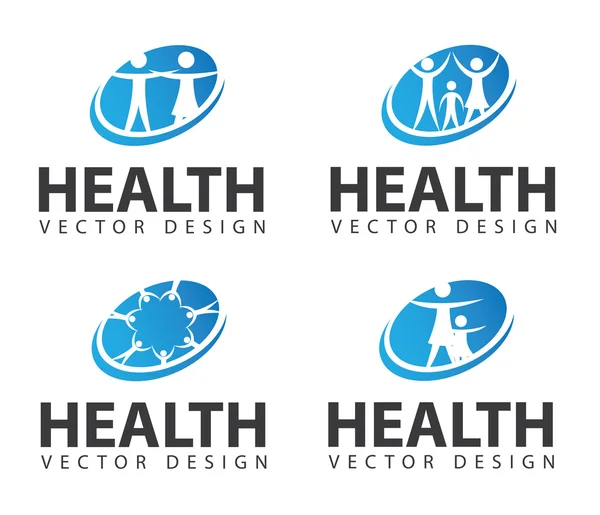 Iconen voor de gezondheid — Stockvector