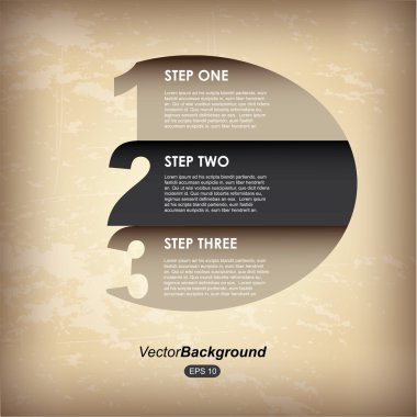 infographics daire vintage