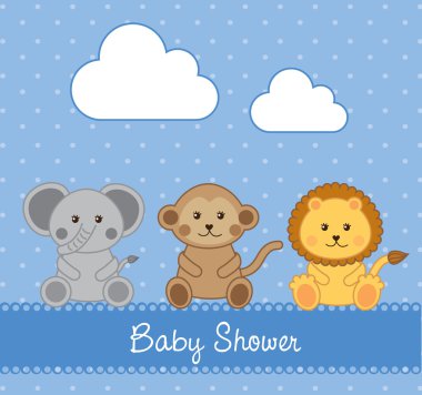 Baby shower clipart