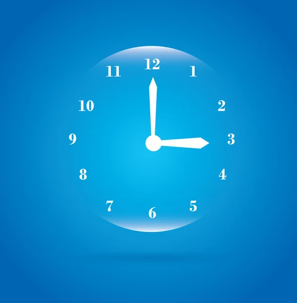 Bubble horloge — Stockvector