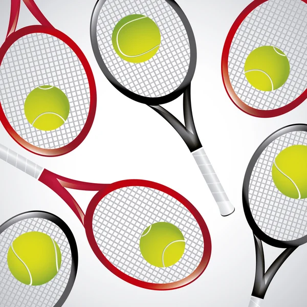 Tennis rackets — Stock Vector