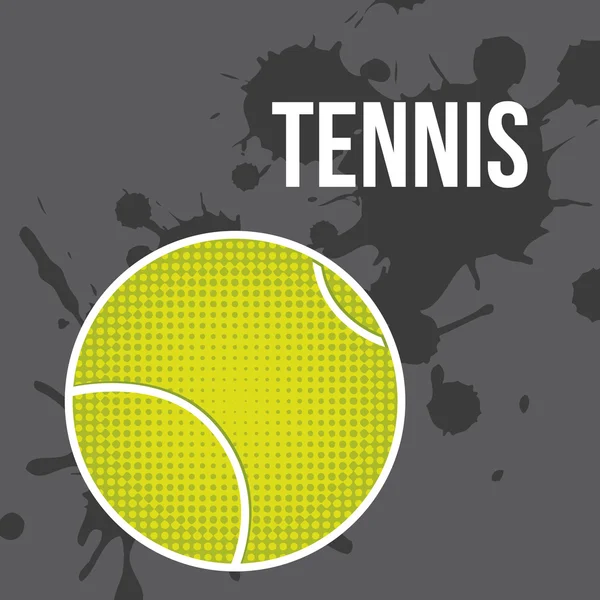 Tennis gray — Stock Vector