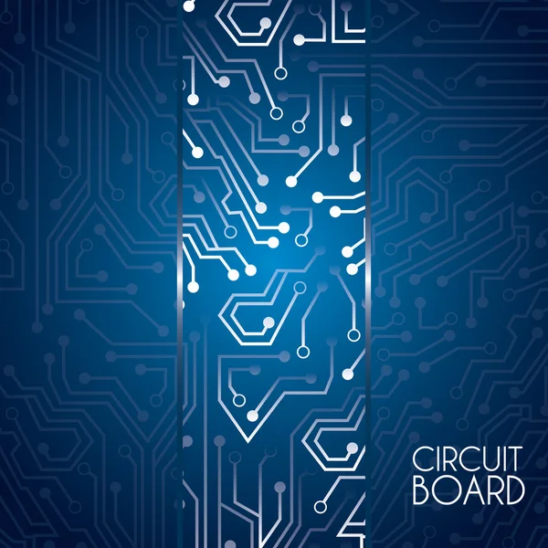 Carte de circuit imprimé deisgn — Image vectorielle