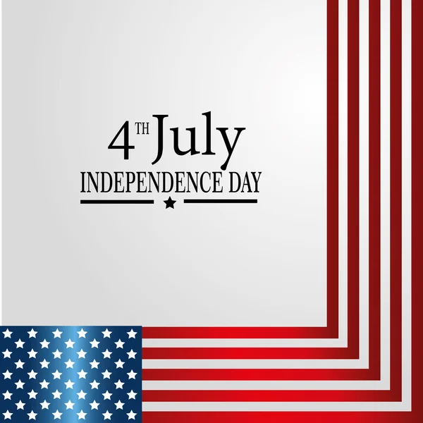 Fourth july — Stock Vector