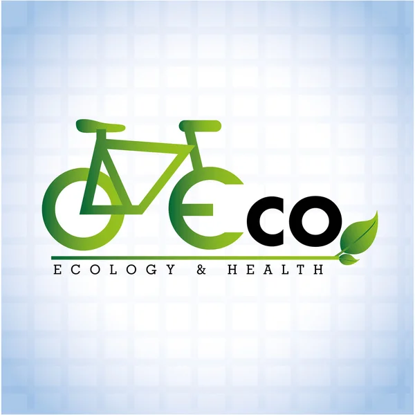 Ökológiai és egészségügyi — Stock Vector