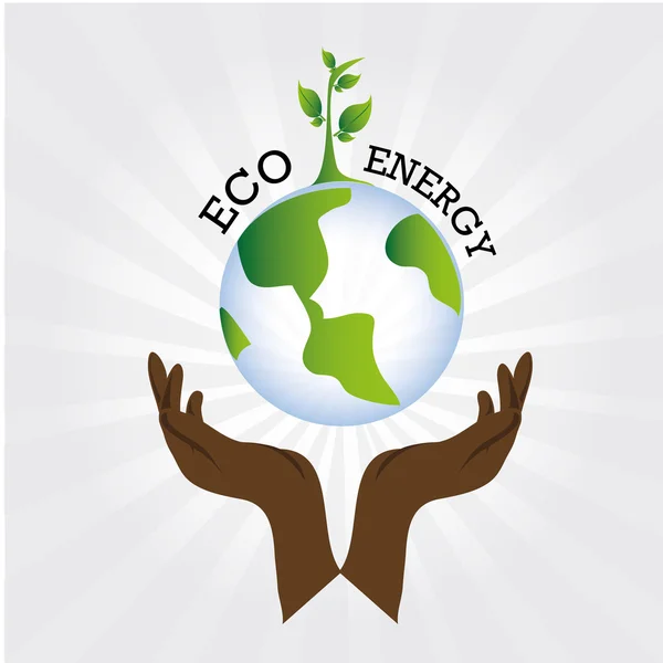 Energía ecológica — Vector de stock