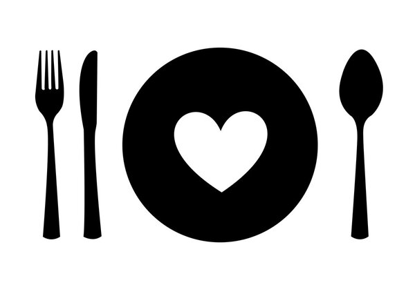 меню сердце
