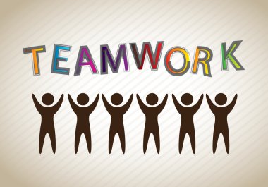 ekip çalışması siluet