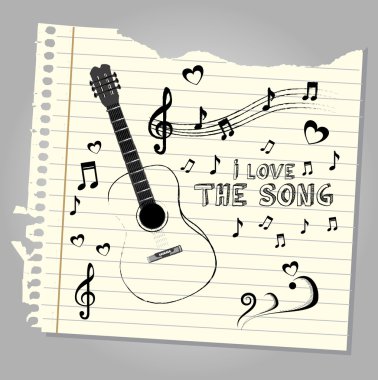 i love the song clipart