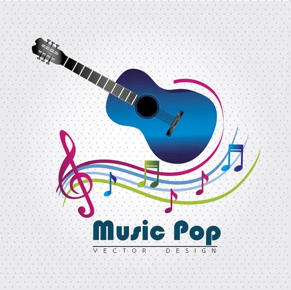 Musica pop — Vettoriale Stock