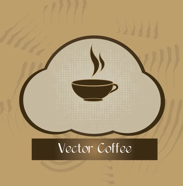 Kaffeikoner — Stock vektor