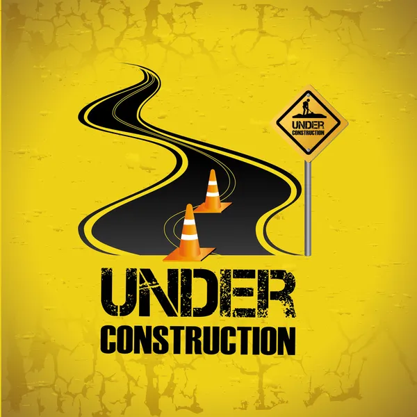 Under construction design — Stock Illustration Under construction design Stock Vector
