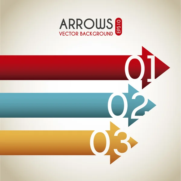 Arrows infographics — Stock Vector