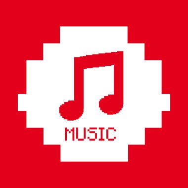 müzik piksel tasarım