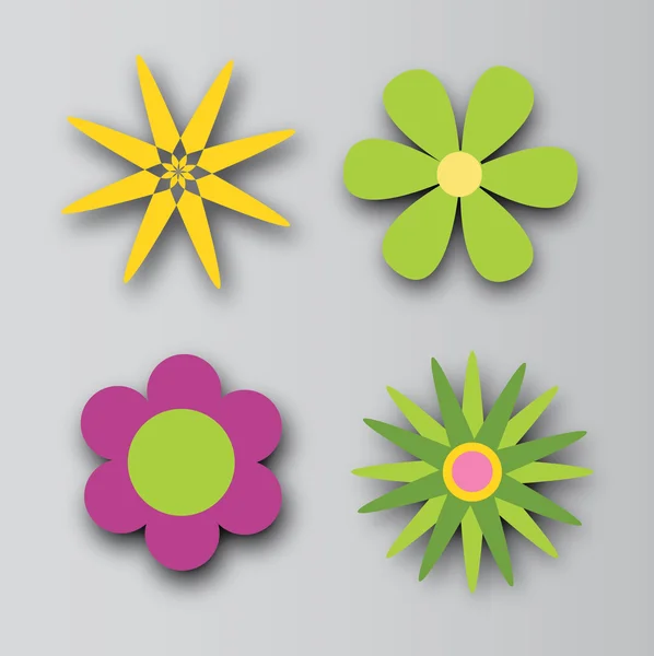 Diseño de flores — Vector de stock