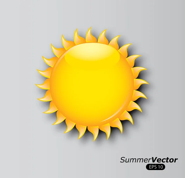 Icône d'été — Image vectorielle
