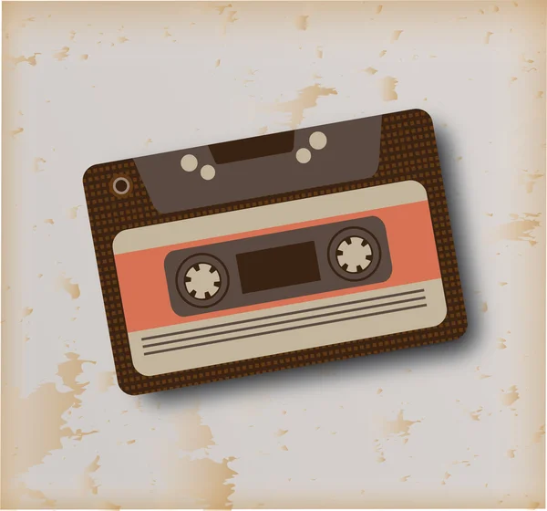 Eski kaset — Stok Vektör