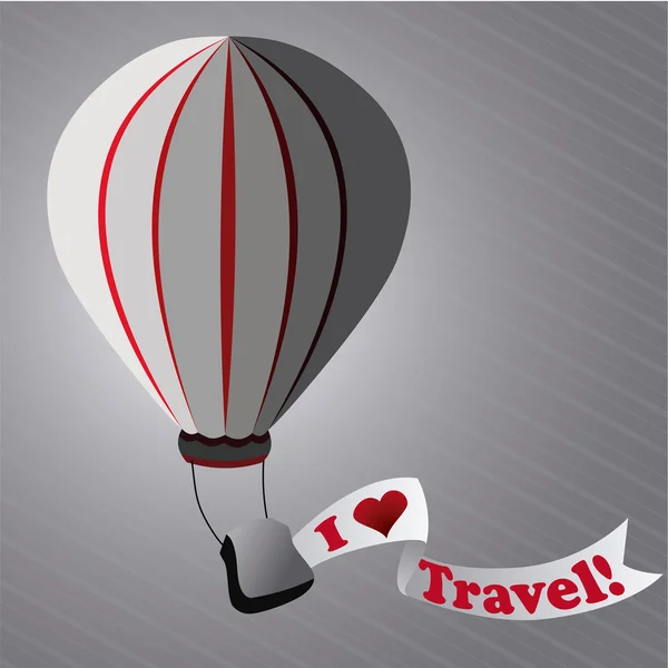 Travel ballon — Stock Vector