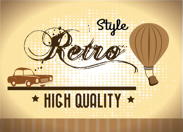 Estilo retro — Vetor de Stock