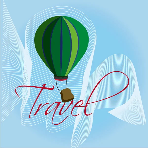 Travel ballon — Stock Vector