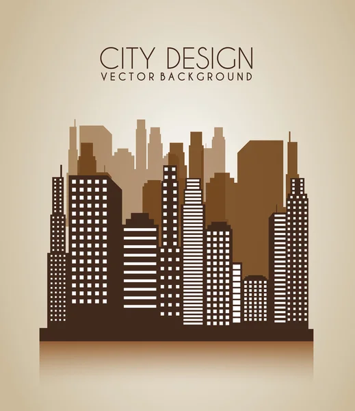 Diseño de ciudad — Vector de stock