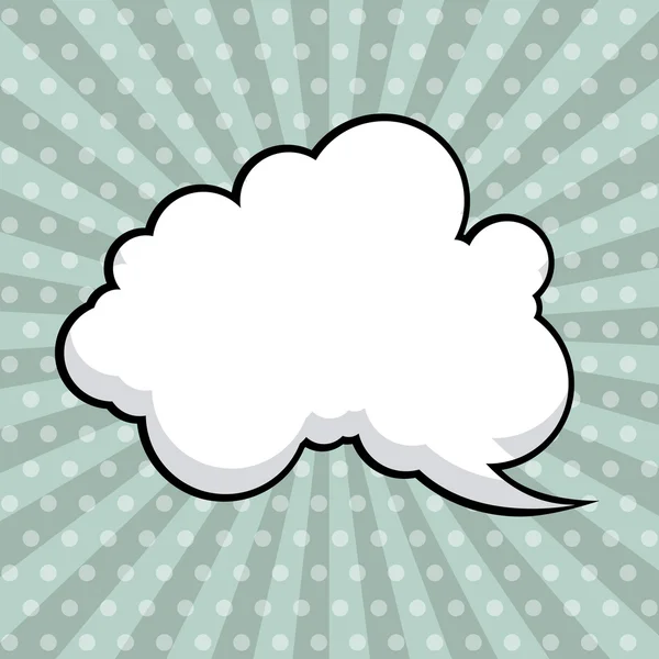 Bubble icon cloud — Stock Vector